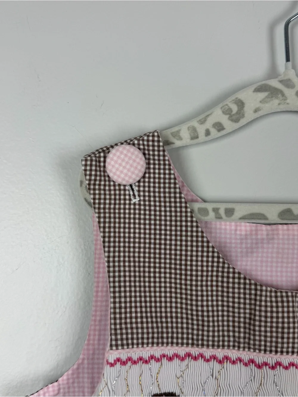 Beaux et Belles New Orleans Smocked Sleeveless Dress Cupcake Birthday Size 4